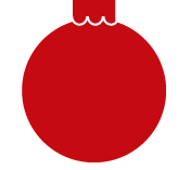 Glitterbollar Xmas 3-pack