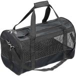 Flamingo. Transportväska Divina Svart. Sportig väska för husdjur. 