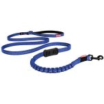 EzyDog Koppel Zero Shock Lite Blå. Lätt