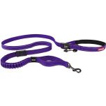 Ezydog Koppel Road Runner Lila. Handsfree-koppel med stötdämpning.
