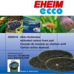 Eheim Ecco Kolfilter 3p. Filtermatta med aktivt kol. 