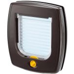 Ferplast Swing 3 Brun. Lucka med manuell 4-vägs låsning