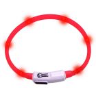 Katthalsband Flash Röd