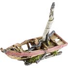 Dekoration Vrak Segelbåt 23 cm