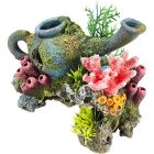 Dekoration Tekanna Växt 14 cm