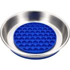 Slowfeeder Rostfri Blå 500 ml