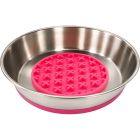 Slowfeeder Rostfri Rosa 290 ml