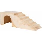 Trähus med ramp 42 cm