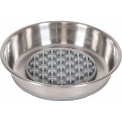 Ozami. Slowfeeder Rostfri 290 ml. Matskål som minskar hetsätning. 