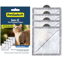 PetSafe Filter Ion-X 4-pack. Filter till fontän Outlast och Viva. 