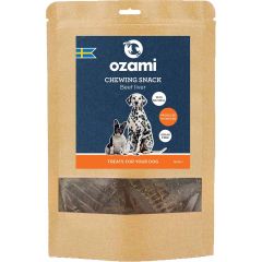Ozami Premium Beef Liver. Naturligt torkad nötlever av svensk råvara. 