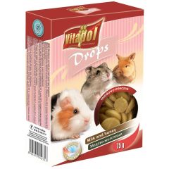Vitapol Drops Snacks Mjölk & Honung
