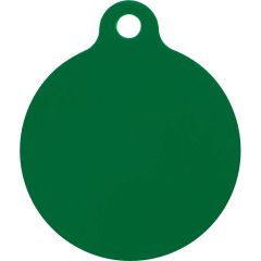 ID-Bricka Cirkel Grön S