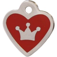 PetScribe Heart Crown Röd S
