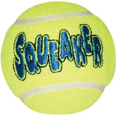 Stor tennisboll med pipljud för hund