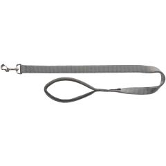 Trixie Koppel Grafit 180cm. Slitstarkt hundkoppel med vadderat handtag.