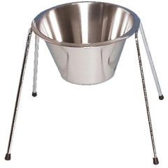 Tung och stadig ställning för en matskål