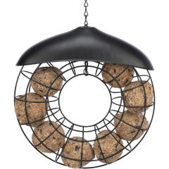 Trixie. Talgbollsring Svart. Vildfågelmatare för talgbollar.