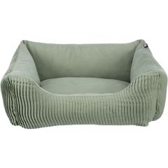 Trixie. Bädd Marley Salvia 60x50 cm. Mjuk och mysig bädd med kanter.