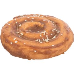 Trixie. Denta Fun Kanelbulle Anka 9cm. Kanelbulle med råhud och ankkött.