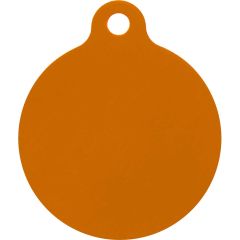 ID-Bricka Cirkel Orange S