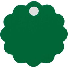 ID-Bricka Moln Grön S. ID-tag med hållbar gravyr.