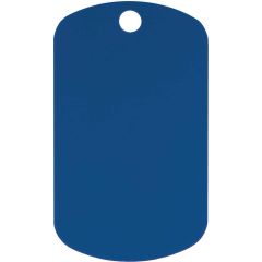 ID-Bricka Militär Blå L. Namnbricka som finns i flera fina färger.