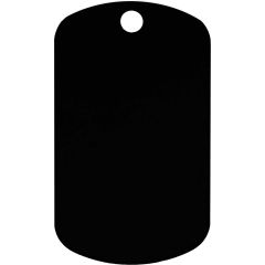 ID-Bricka Militär Svart L. Namnbricka som finns i flera fina färger.