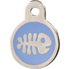 Graverad ID-Bricka till katt med egen text. ID-bricka.