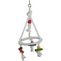 Ozami. Fågelleksak Bob 35cm. Härlig repgunga till mellanstora sällskapsfåglar.