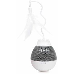 Catit. Catit Pixi Spinner Silver. Tassaktiverad dispenser för kattgodis.