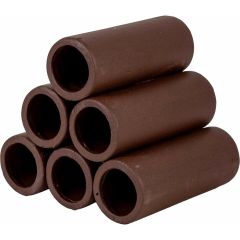 Ozami. Räkrör 6 hål Brun 7 cm. Kompakt lekgrotta för räkor, kräftdjur, fiskar och malar.