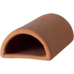 Ozami. Malgrotta Terrakotta 13 cm. Gömställe för bottenlevande fiskar.