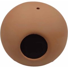 Ozami. Malgrotta Terrakotta 10 cm. Rundformad malgrotta med texturerad yta och en ingång.