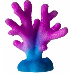 Ozami. Dekoration Korall Lila/Blå 5 cm. Dekorativ korall med skiftande färgtoner i lila och blått.