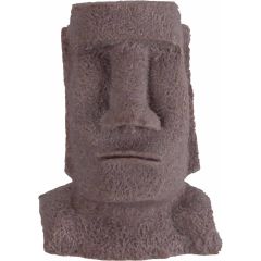 Ozami. Dekoration Moai Staty 15 cm. Realistisk efterlikning av Moai statyerna med stenliknande finish.