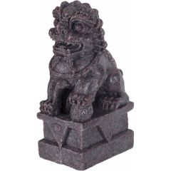 Ozami. Dekoration Skyddslejon 12 cm. Staty föreställande ett kinesiskt skyddslejon, även kallat Foo Dog.