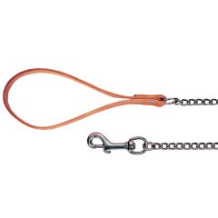 Slitstarkt kedjekoppel med läderhandtag