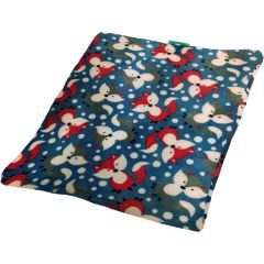 Juunik. Juunik Madrass Blå/Rävar S. Lagom varm och extra mjuk madrass av hög kvalitét för husdjur.