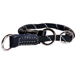 Rogz. Rogz Rope Halvstryp Svart. Slitstarkt reflexhalsband bekvämt tack vare sin runda form.