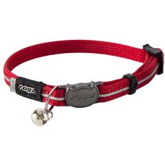Rogz. Rogz AlleyCat Halsband R&ouml;d. Katthalsband med reflex.