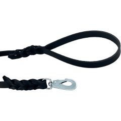 Alac. Alac Läderkoppel Svart 150cm. Hundkoppel i äkta svenskt läder.