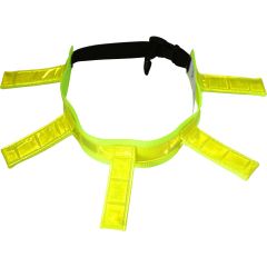 Alac. Alac Halsband Reflexflärp 25-35cm. Synligt halsband med resår och reflexflärpar.