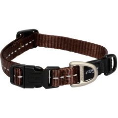 Rogz. Rogz Halsband Utility Brun S. Robust halsband som kombinerar funktionalitet, stil och säkerhet.