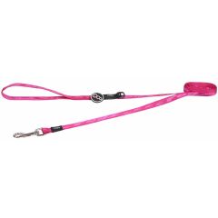 Rogz. Rogz Alpinist Koppel Rosa S. Behagligt och skonsamt koppel med text och tassmotiv.