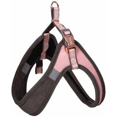 Rogz. Rogz Urban Fast-Fitsele Rosa XS. Hundsele med ergonomisk boomerangform för bästa passform.