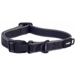 Rogz. Rogz Amphibian Halsband Svart M. Ultratåligt hundhalsband med rundade kanter och texturerat grepp.