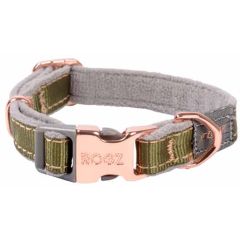 Rogz. Rogz Urban Halsband Olivgrön XS. Halsband med mjuka pastellfärger och eleganta roséguldsdetaljer.
