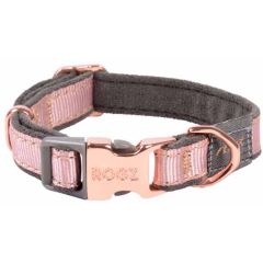 Rogz. Rogz Urban Halsband Rosa XS. Halsband med mjuka pastellfärger och eleganta roséguldsdetaljer.