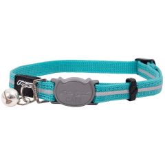 Rogz. Rogz AlleyCat Halsband Turkos S. Säkert katthalsband med reflex för ökad synligheten i mörker.